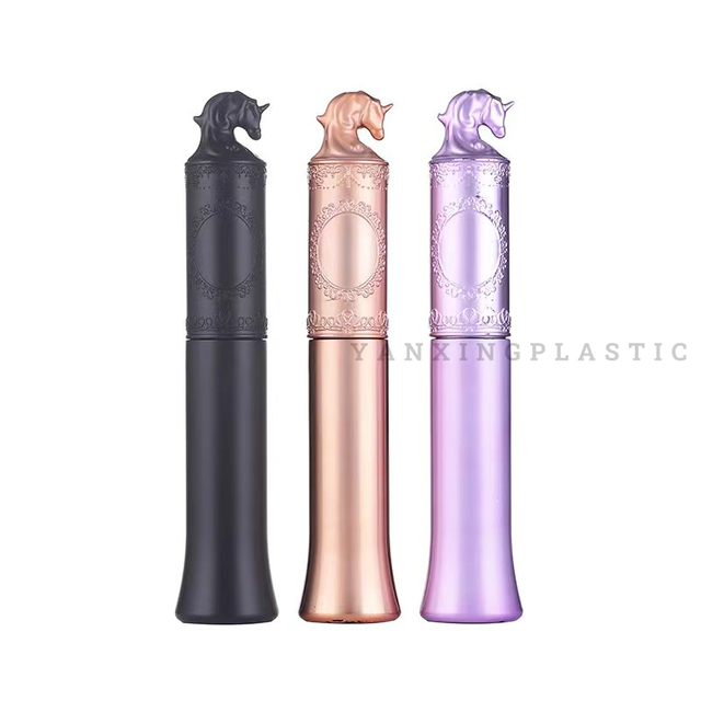 Rose Gold Unicorn Mascara Tube 10ml หลอดขนตาพลาสติก Empty Tube เครื่องสำอางบรรจุภัณฑ์ขายส่ง