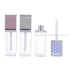 FLAT Square Lip Tube สีลิปกลอสขวด 8-10ml Lip Glaze ลิปกลอสที่ว่างเปล่าขวดสามารถ DIY พิมพ์และปรับแต่งโลโก้